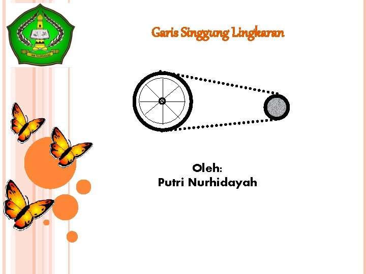 Garis Singgung Lingkaran Oleh: Putri Nurhidayah 