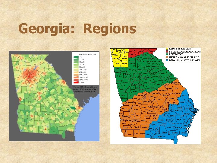 Georgia: Regions 