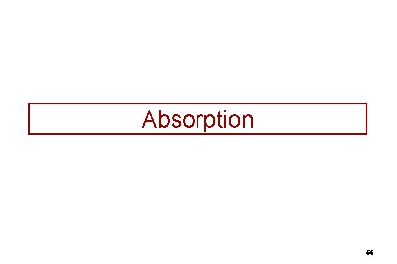Absorption 56 