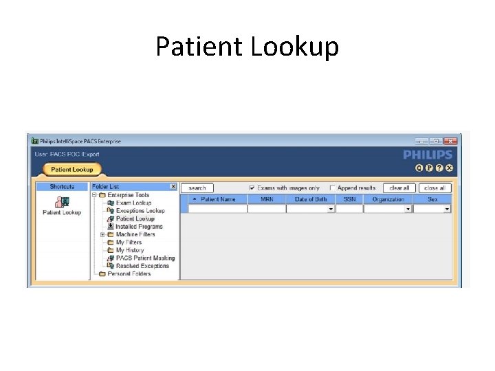 Patient Lookup 