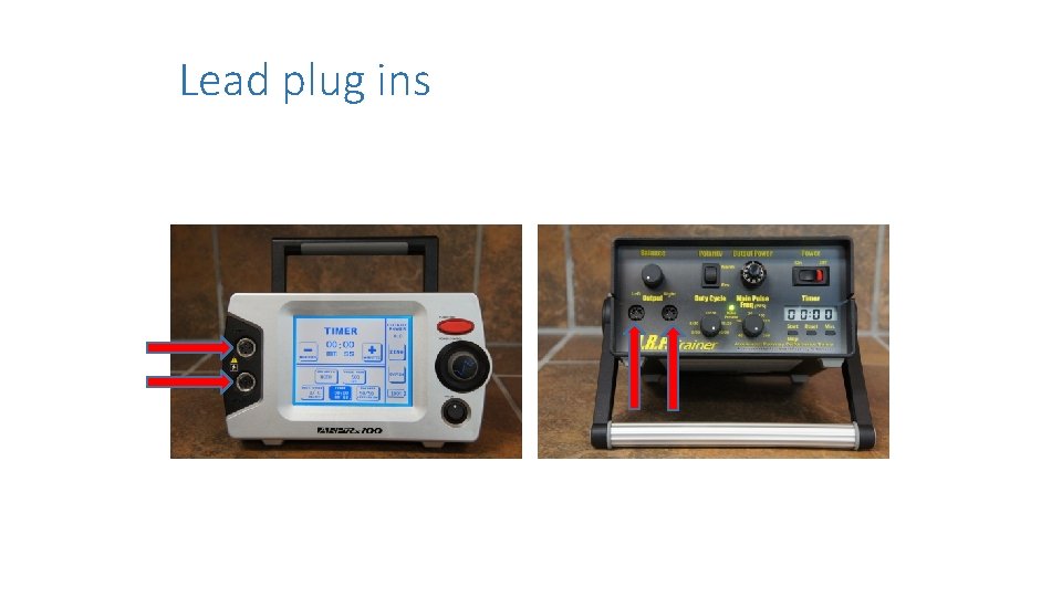 Lead plug ins 