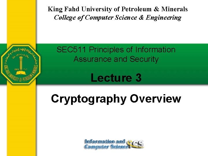 King Fahd University of Petroleum & Minerals College of Computer Science & Engineering SEC