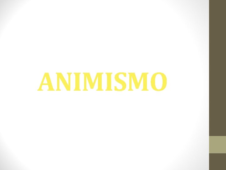 ANIMISMO 