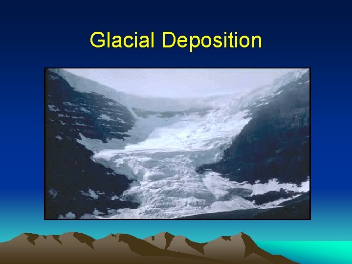 Glacial Deposition 