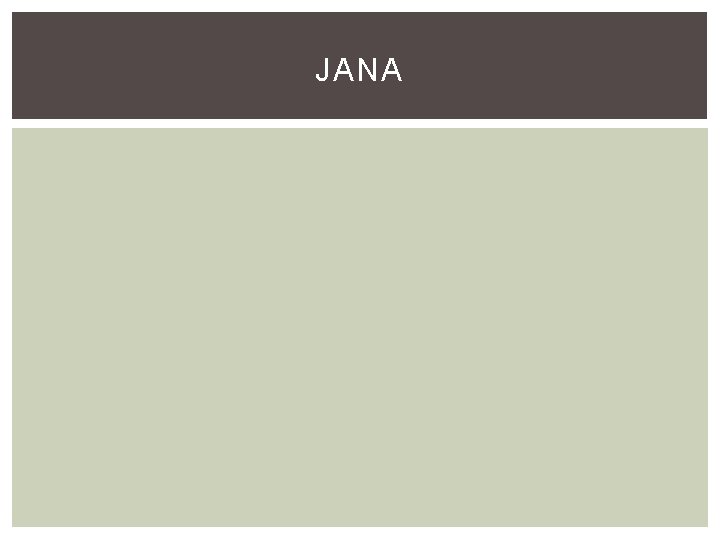 JANA 