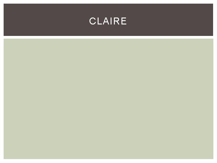 CLAIRE 