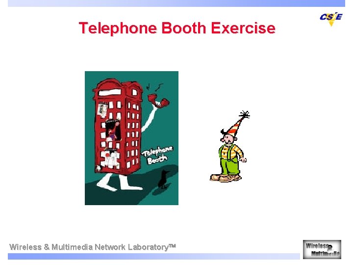 Telephone Booth Exercise Wireless & Multimedia Network Laboratory Telephone Booth Exercise Wireless & Multimedia Network Laboratory