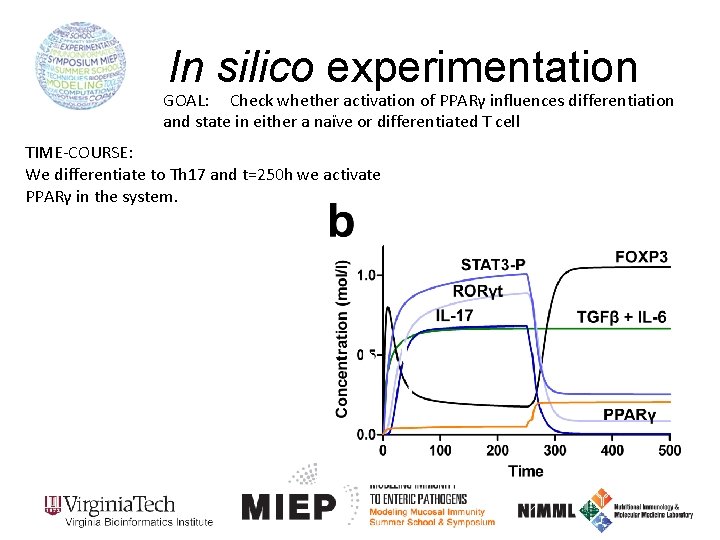In silico experimentation GOAL: Check whether activation of PPARγ influences differentiation and state in