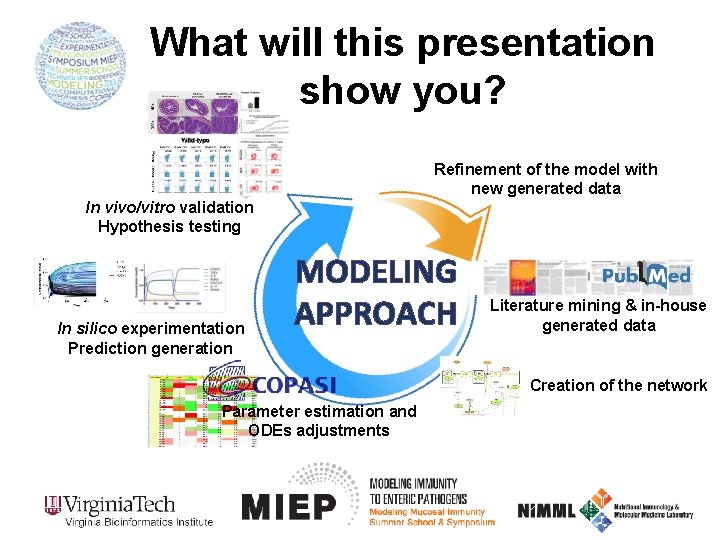 What will this presentation show you? Refinement of the model with new generated data