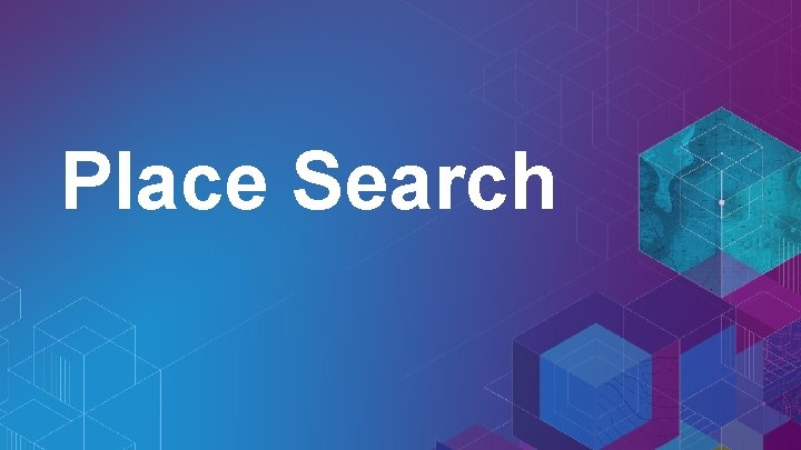 Place Search 