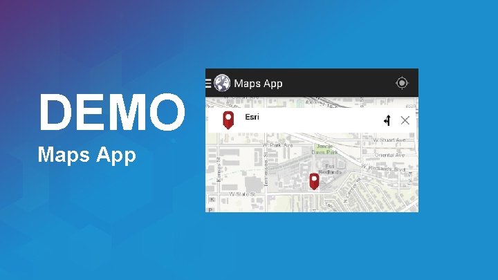 DEMO Maps App 
