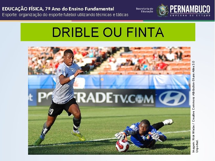 EDUCAÇÃO FÍSICA, 7º Ano do Ensino Fundamental Esporte: organização do esporte futebol utilizando técnicas EDUCAÇÃO FÍSICA, 7º Ano do Ensino Fundamental Esporte: organização do esporte futebol utilizando técnicas