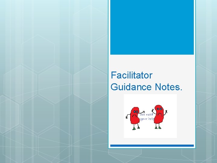 Facilitator Guidance Notes. 