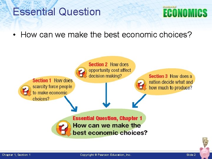 Essential Question • How can we make the best economic choices? Chapter 1, Section