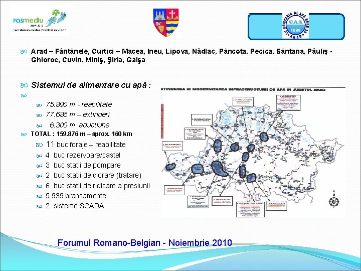 Sigla operator Arad – Fântânele, Curtici – Macea, Ineu, Lipova, Nădlac, Pâncota, Pecica, Sântana,