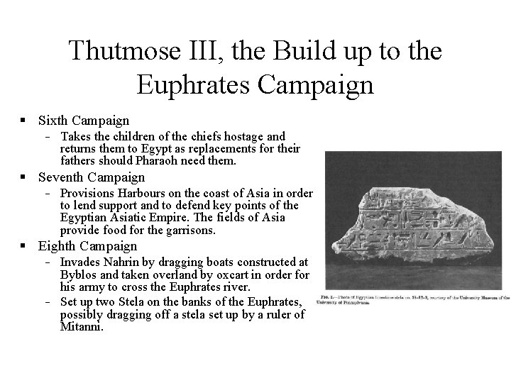 Thutmose III, the Build up to the Euphrates Campaign § Sixth Campaign - Takes
