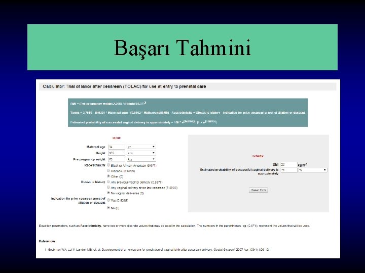 Başarı Tahmini Başarı Tahmini