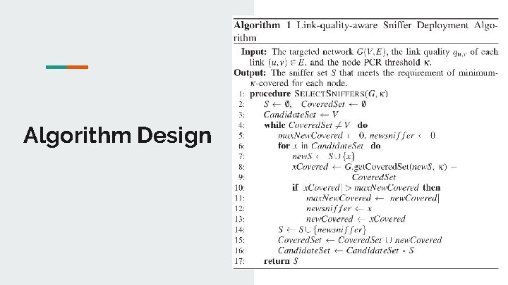 Algorithm Design 