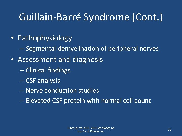 Neurological Content Part 2 Ms Ii 13 Objectives