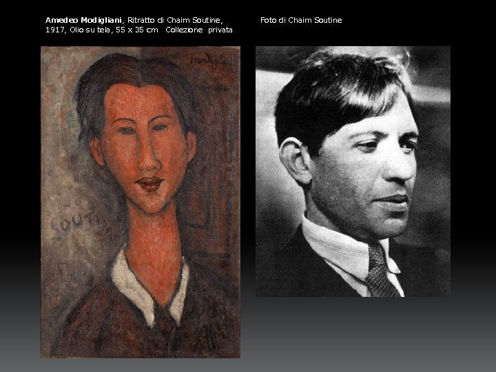 Amedeo Modigliani, Ritratto di Chaim Soutine, 1917, Olio su tela, 55 x 35 cm