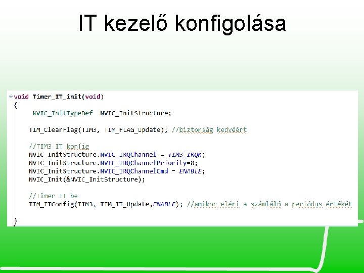 IT kezelő konfigolása 