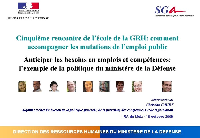 Cinquième rencontre de l’école de la GRH: comment accompagner les mutations de l’emploi public