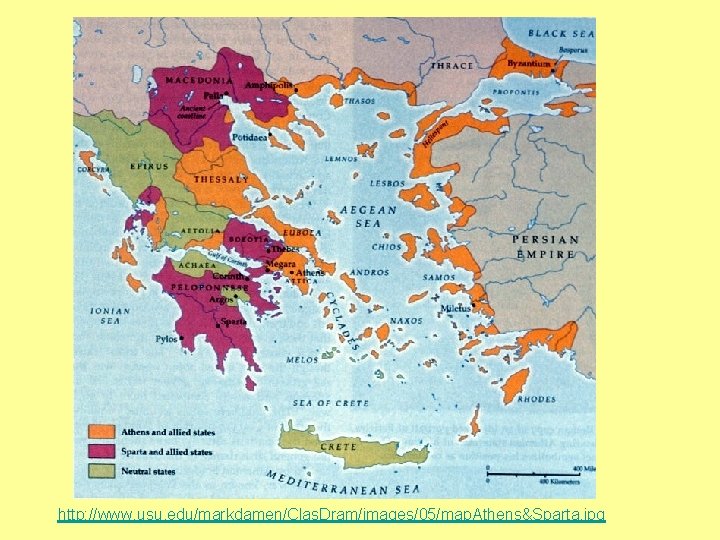 http: //www. usu. edu/markdamen/Clas. Dram/images/05/map. Athens&Sparta. jpg 