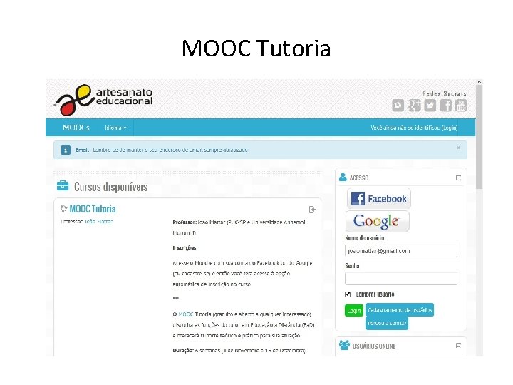 MOOC Tutoria 