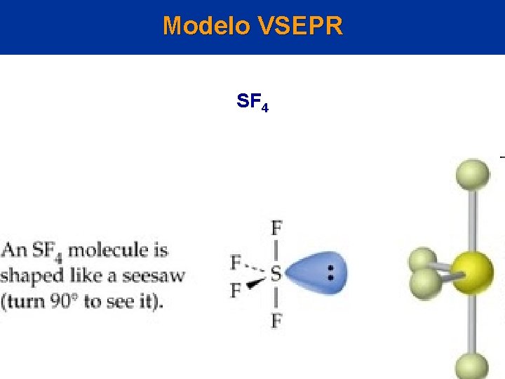 Modelo VSEPR SF 4 Modelo VSEPR SF 4