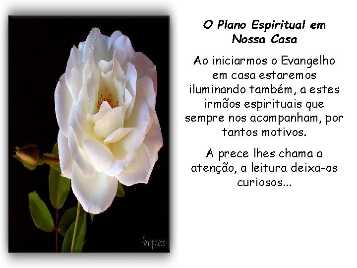 O Plano Espiritual em Nossa Casa Ao iniciarmos o Evangelho em casa estaremos iluminando O Plano Espiritual em Nossa Casa Ao iniciarmos o Evangelho em casa estaremos iluminando