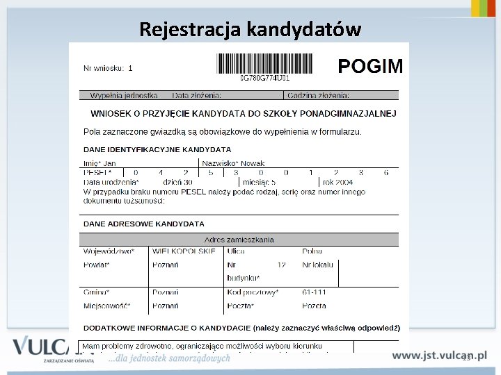 Rejestracja kandydatów -1113 