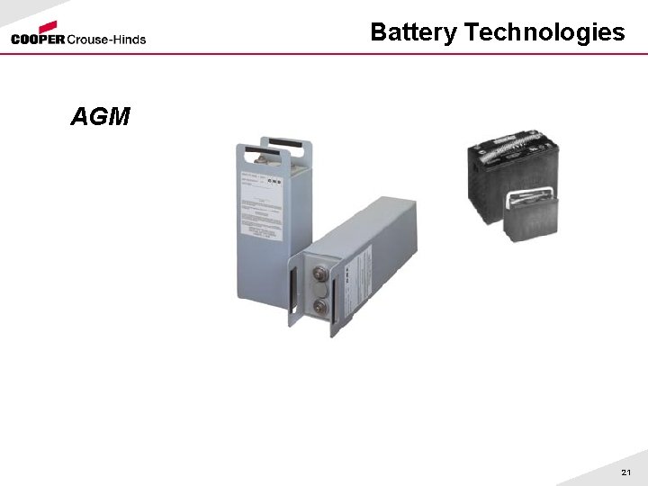 Battery Technologies AGM 21 