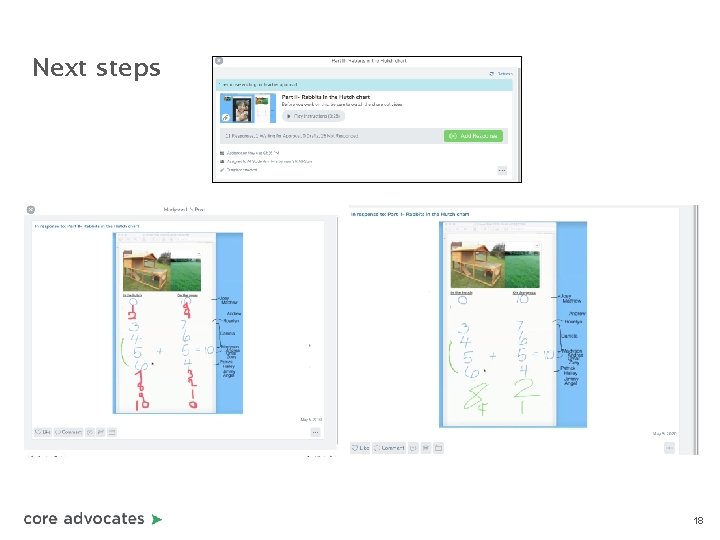 Next steps 18 