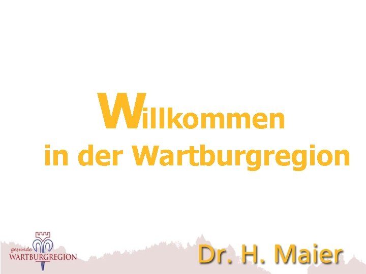 Willkommen in der Wartburgregion 