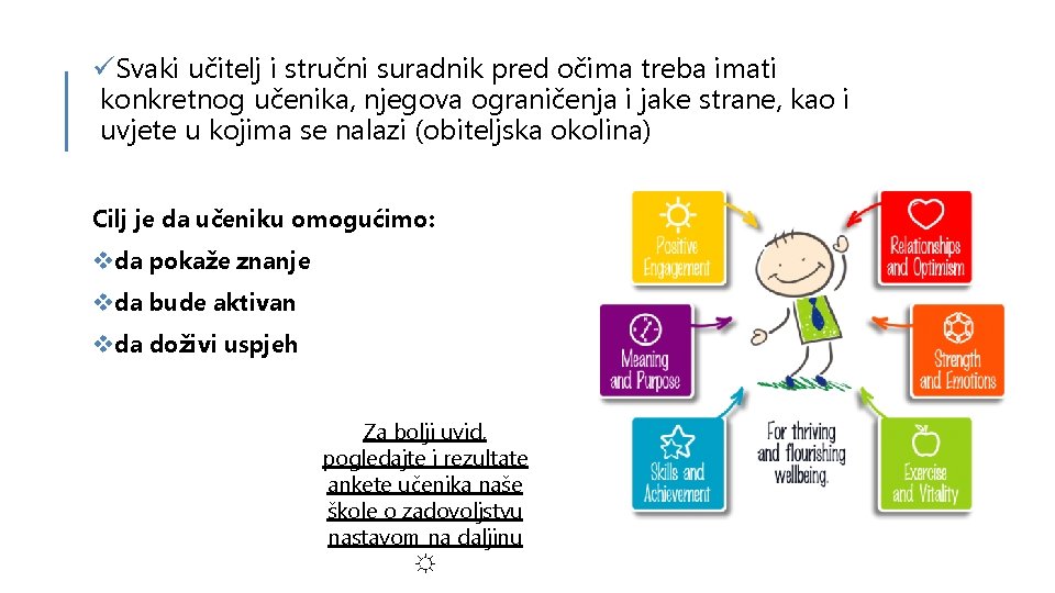 üSvaki učitelj i stručni suradnik pred očima treba imati konkretnog učenika, njegova ograničenja i