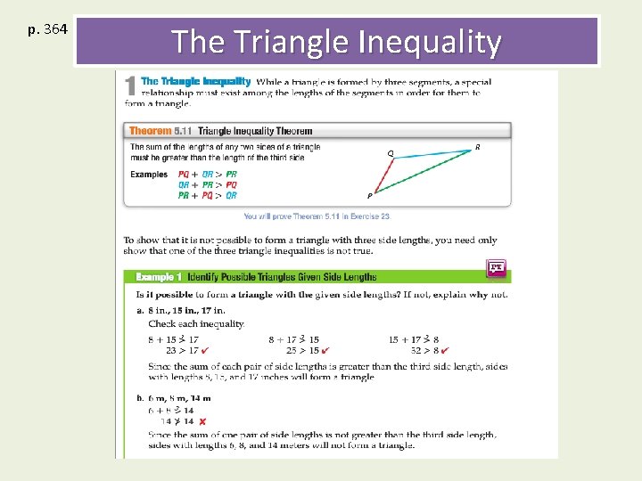 p. 364 The Triangle Inequality 