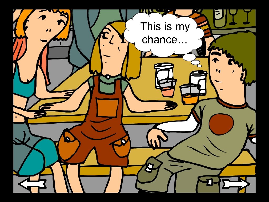 This is my chance… This is my chance…