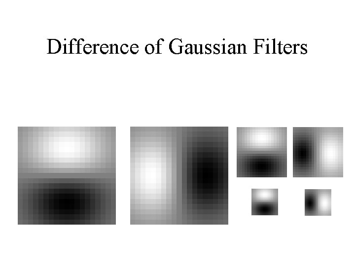 Difference of Gaussian Filters 