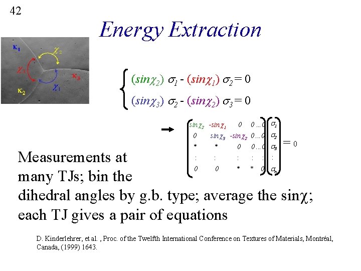 42 Energy Extraction (sin 2) 1 - (sin 1) 2 = 0 (sin 3)