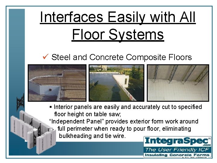 Interfaces Easily with All Floor Systems ü Steel and Concrete Composite Floors § Interior