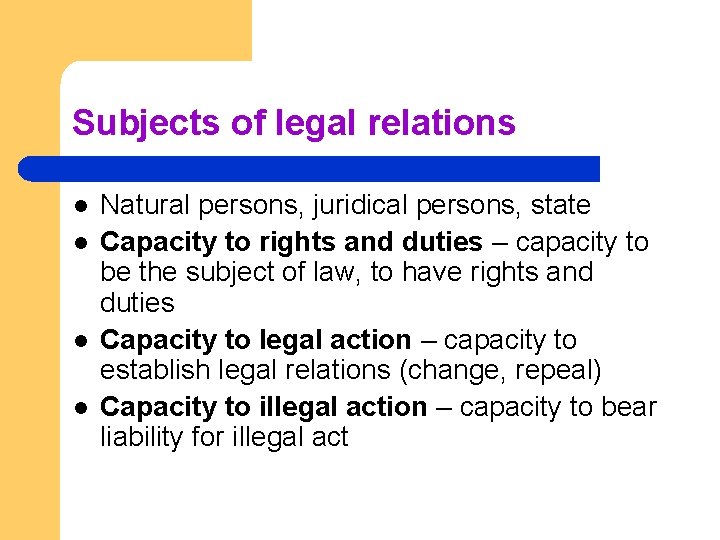 Capacity to act definition