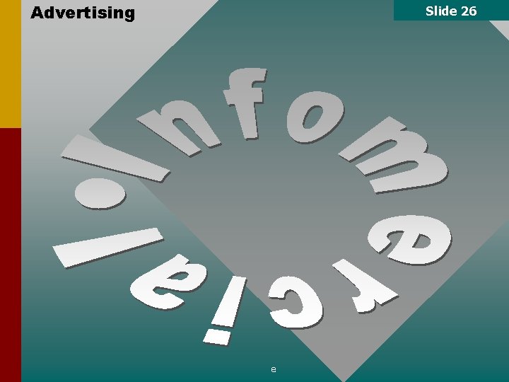 Advertising Slide 26 e 