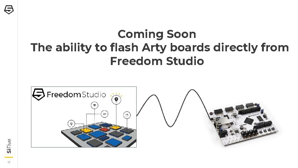 Coming Soon The ability to flash Arty boards directly from Freedom Studio 15 
