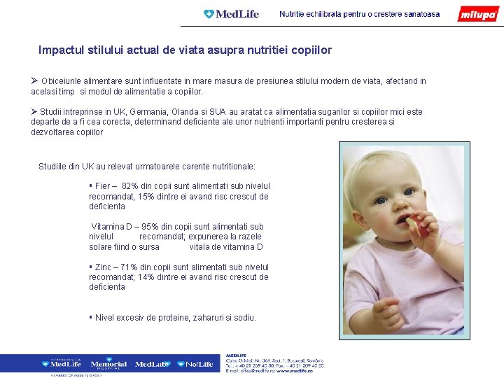 Impactul stilului actual de viata asupra nutritiei copiilor Obiceiurile alimentare sunt influentate in mare Impactul stilului actual de viata asupra nutritiei copiilor Obiceiurile alimentare sunt influentate in mare