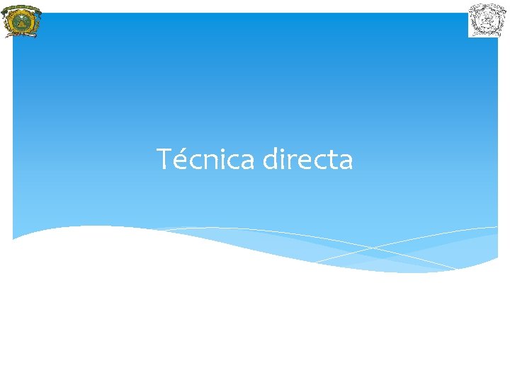 Técnica directa 
