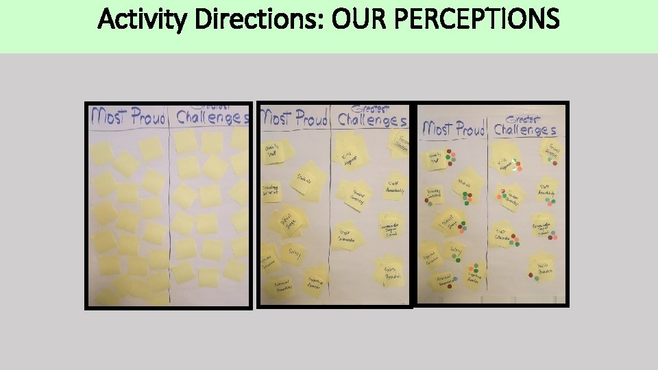 Activity Directions: OUR PERCEPTIONS 