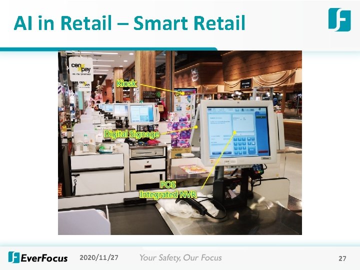 AI in Retail – Smart Retail 2020/11/27 27 