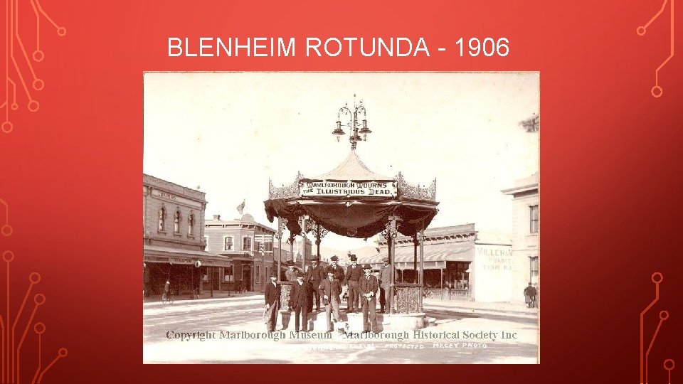 BLENHEIM ROTUNDA - 1906 BLENHEIM ROTUNDA - 1906