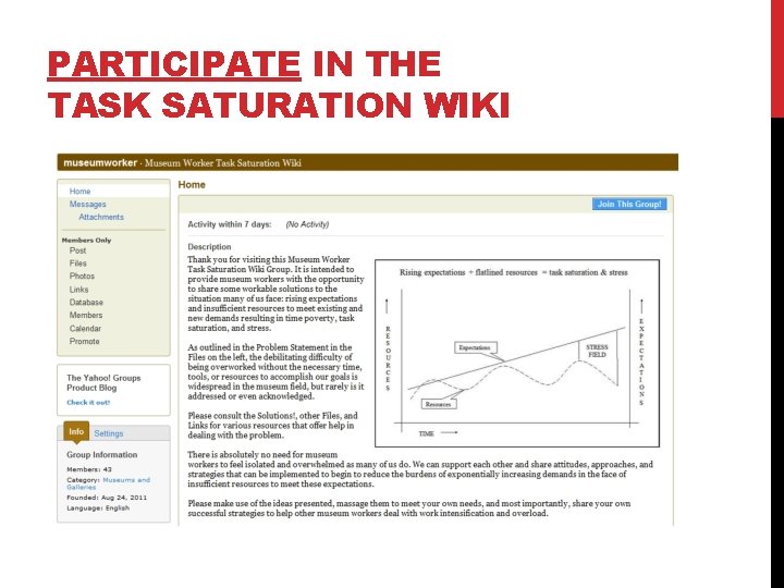 PARTICIPATE IN THE TASK SATURATION WIKI 