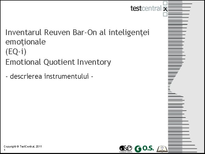 Inventarul Reuven Bar-On al inteligenței emoționale (EQ-i) Emotional Quotient Inventory - descrierea instrumentului -